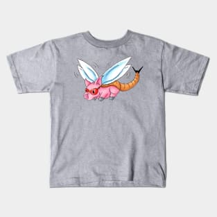 Meganeura Piggy Kids T-Shirt